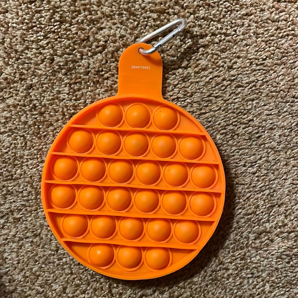 Round Orange ornament fidget